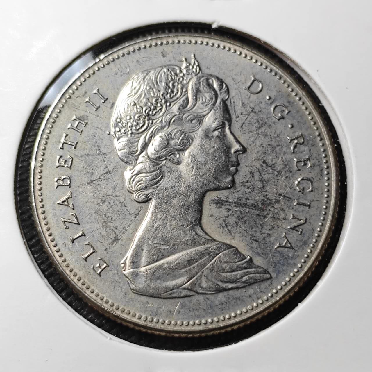 KK钱币收藏小铺 第354场 2月预留时间 周末发货  1968加拿大50分