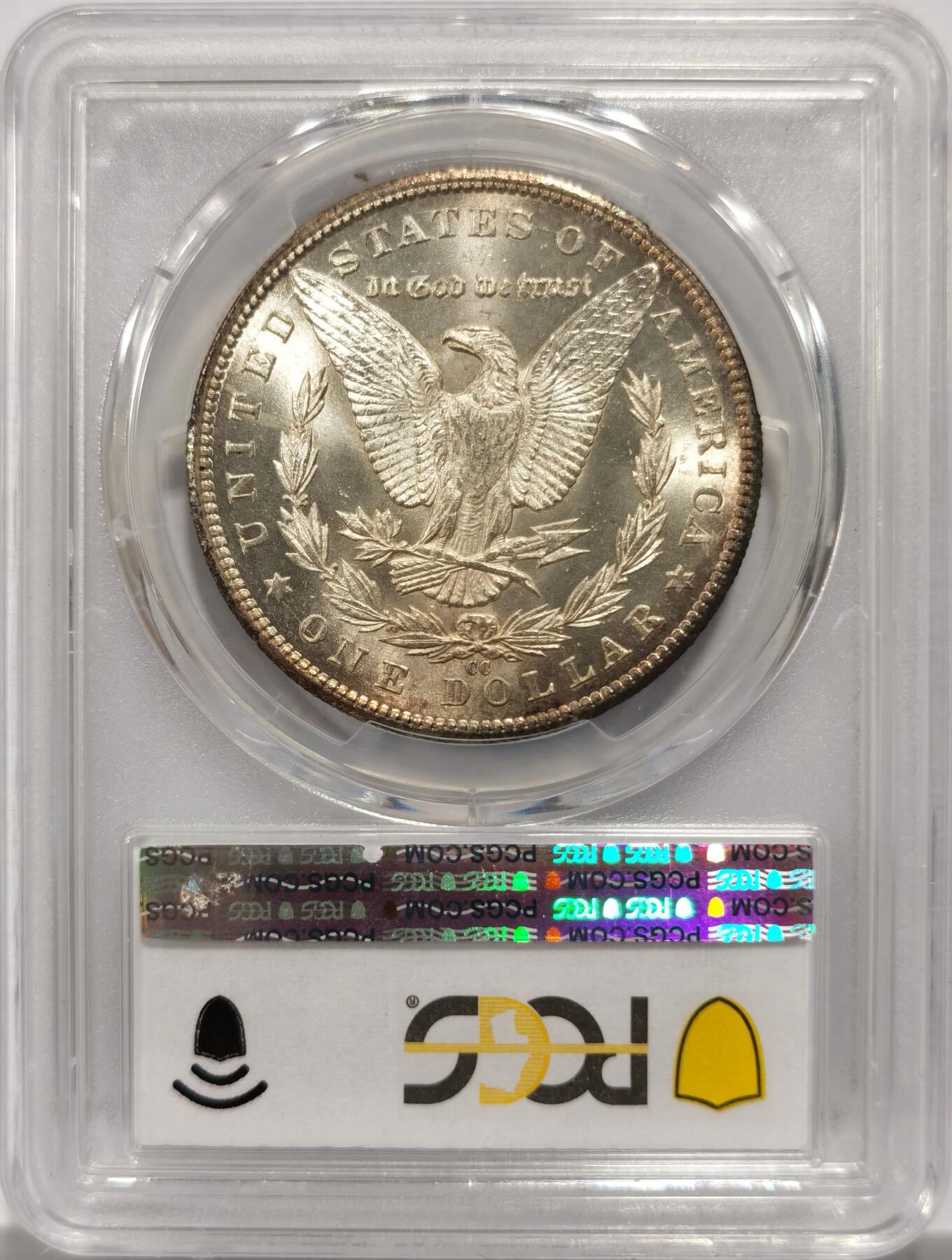 博洋堂世界钱币拍卖第143期（全场包邮） PCGS MS63 1885-CC 摩根 发行量仅为 228,000 枚 是卡森城铸币厂所有摩根银元中发行量最低的  PCGS评级量仅为其他常见年份的一半以下 获得如此高分的更是稀少 在麦稀奇首次出现的稀有年份版别