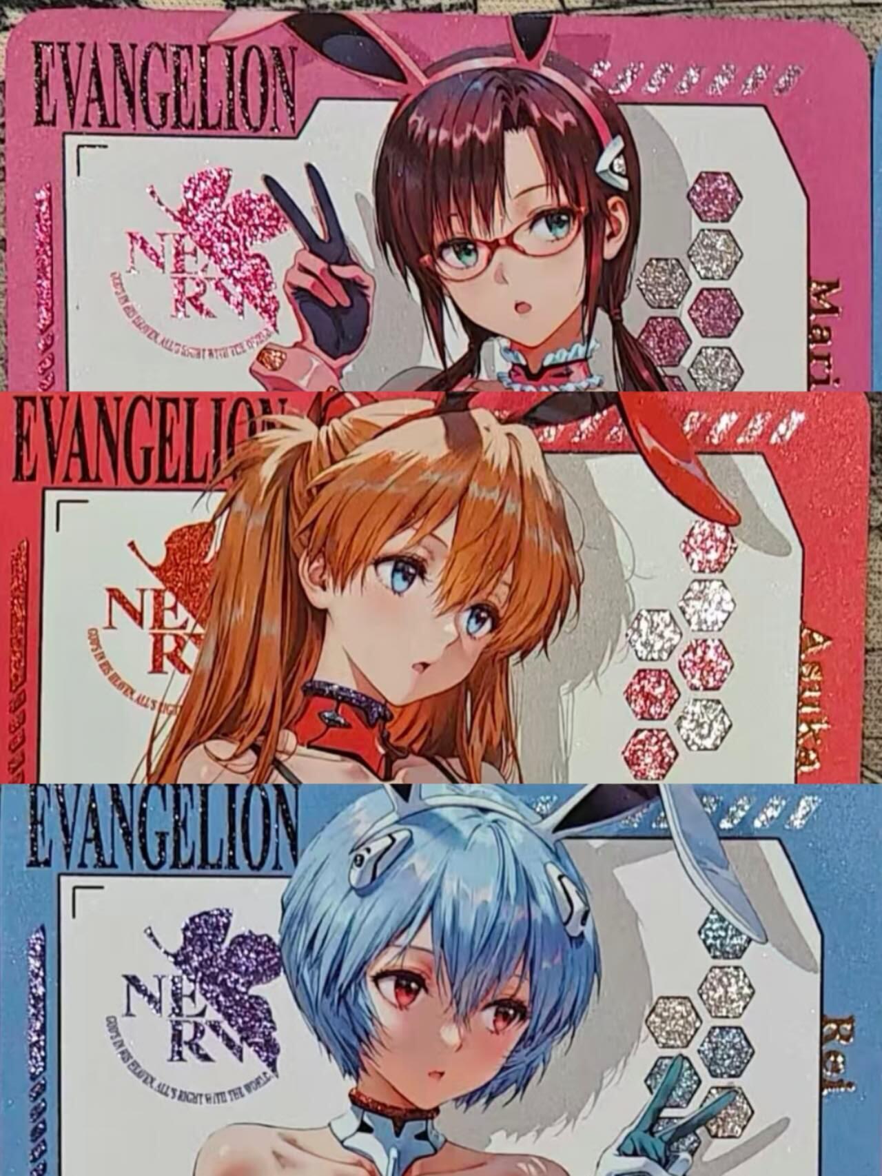 龙虎卡牌第五十七场（无佣金，满120包邮，周六晚上结拍，欢迎送拍） 细沙闪3张 eva兔女郎小套