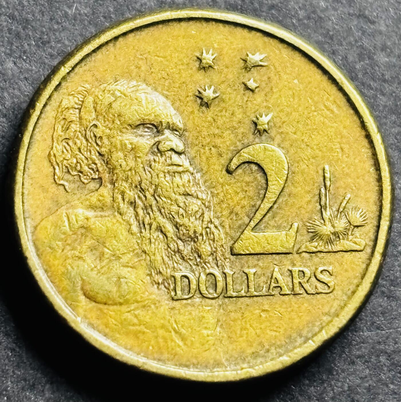 文馨钱币收藏第 274 场，批量银币，散币场 长期接收代拍品  1996 年澳大利亚土著人 2 元纪念币，第一版