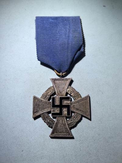 盛世勋华——号角文化勋章邮票专场拍卖第282期 - 德国（1939）银级忠诚服务奖章（25年）