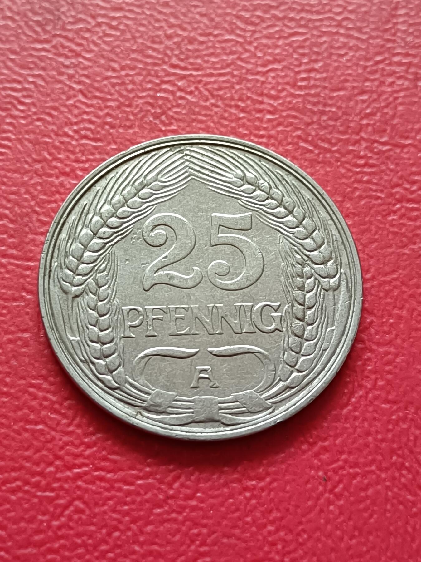 【云涧收藏】第六十八场 德国1910年25芬尼