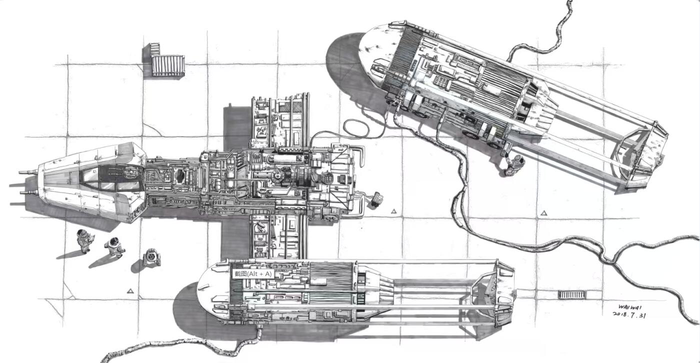 零元拍：歪歪亲笔签名系列作品装饰画，作品名称《Y-WING》，作品尺寸：1.2X0.6M，超厚300g泛太克艺术纸，爱普生原装墨水艺术微喷，限量200张，每张均有艺术家亲笔签名及手写编号，不含装裱