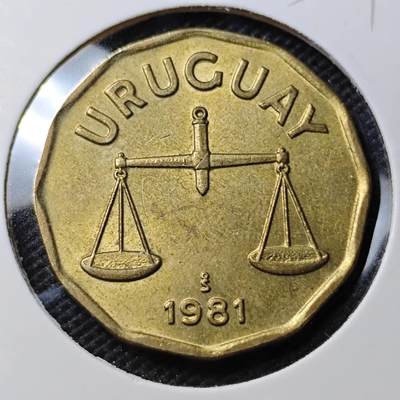 KK钱币收藏小铺 第354场 2月预留时间 周末发货 -  1981乌拉圭50分