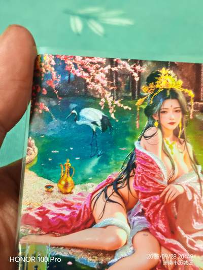 粗闪 奇点卡牌 落凡尘 十二花神 杏花女神 欲 杨玉环 - 粗闪 奇点卡牌 落凡尘 十二花神 杏花女神 欲 杨玉环