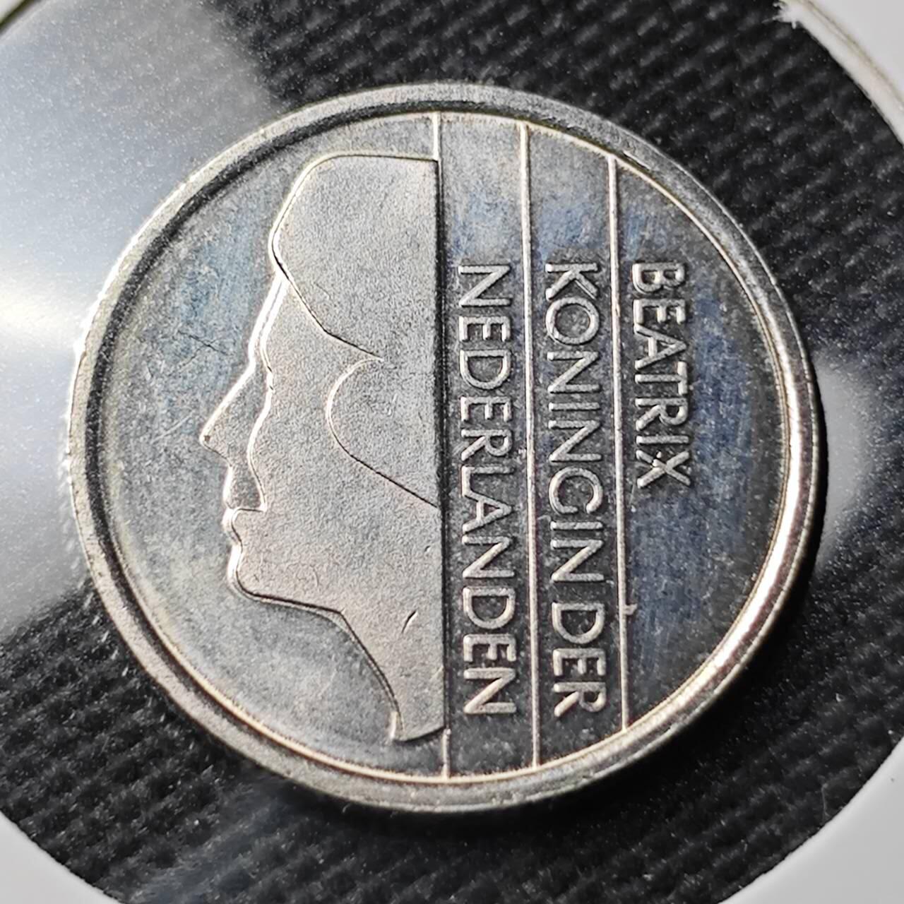 KK钱币收藏小铺 第354场 2月预留时间 周末发货  1995荷兰25分