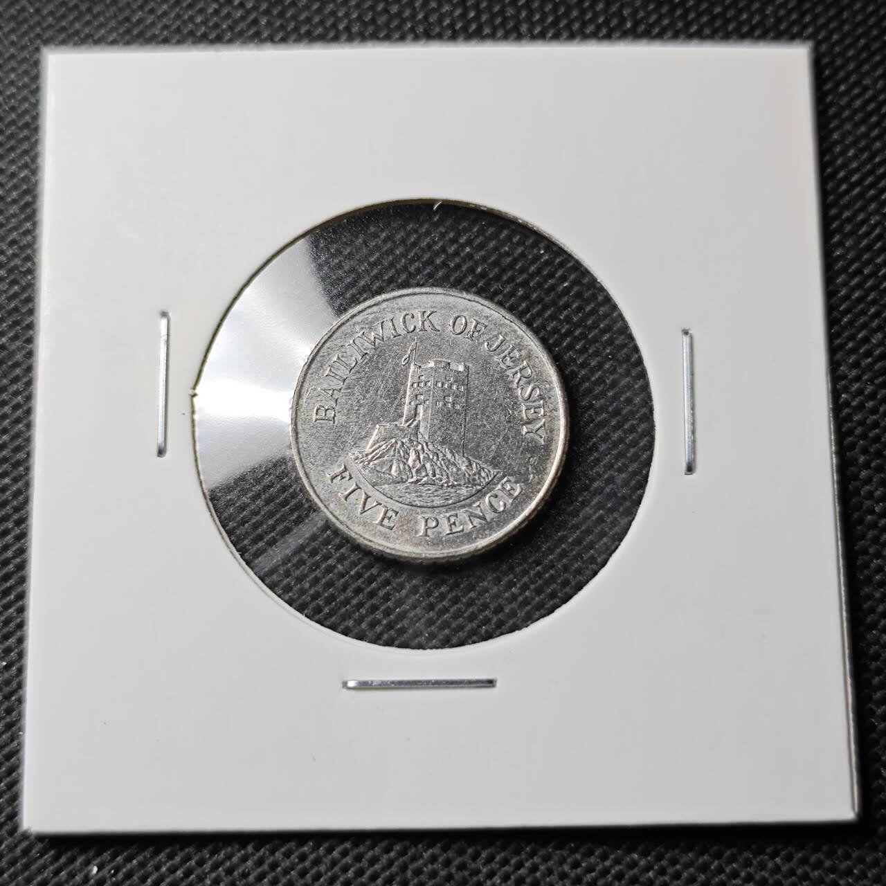 KK钱币收藏小铺 第354场 2月预留时间 周末发货  泽西5便士