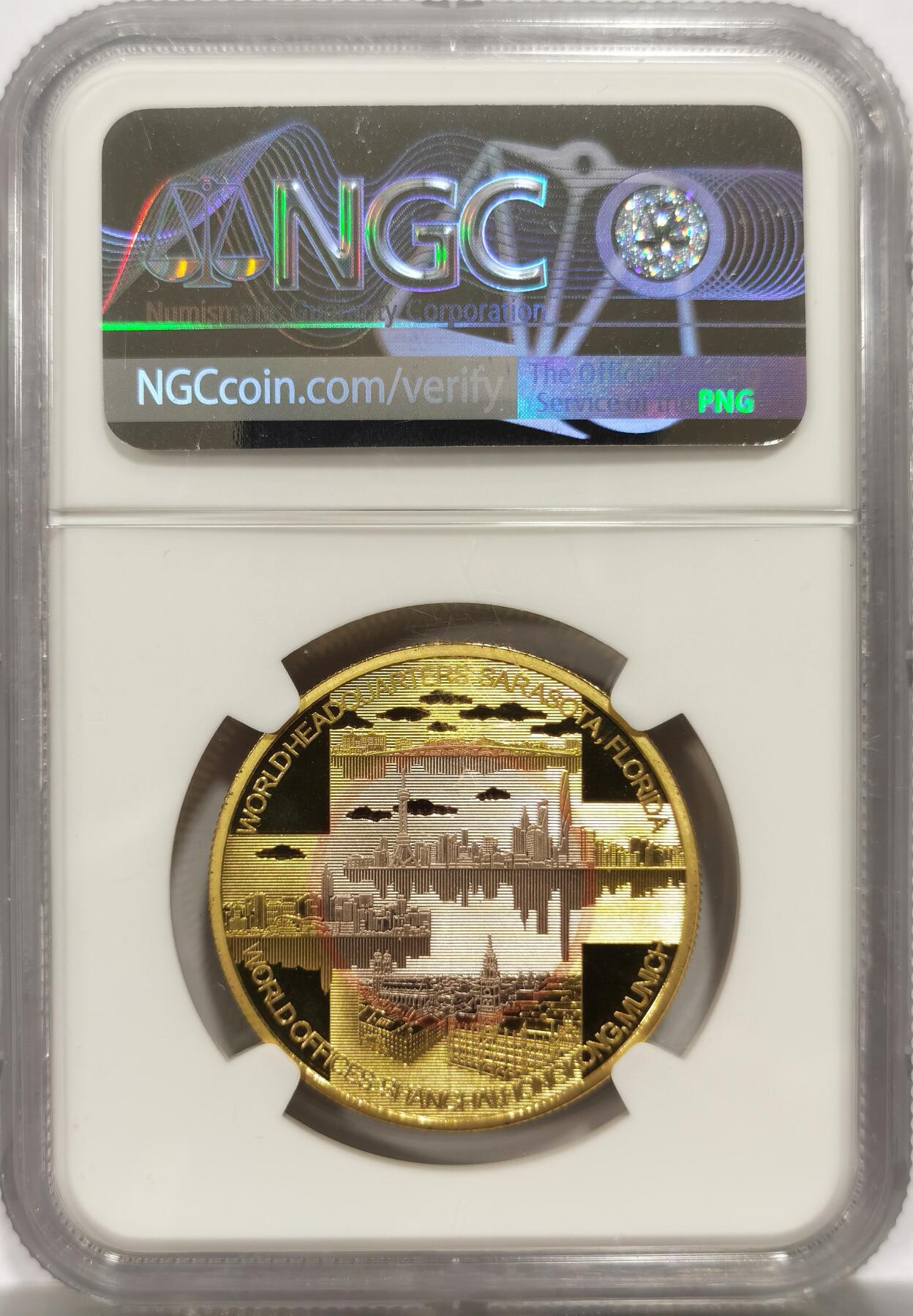 博洋堂世界钱币拍卖第142期（全场包邮） NGC PF70UC 2017年NGC成立30周年纪念章-1
