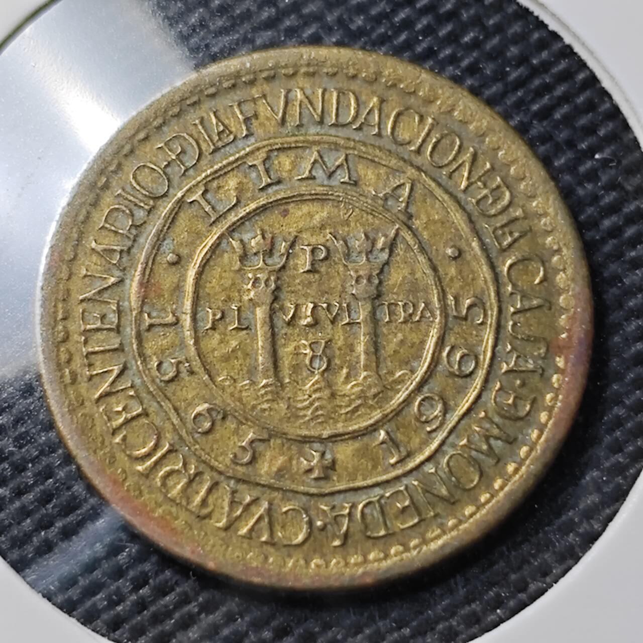 KK钱币收藏小铺 第354场 2月预留时间 周末发货  1965秘鲁25分纪念币  利马造币厂纪念币