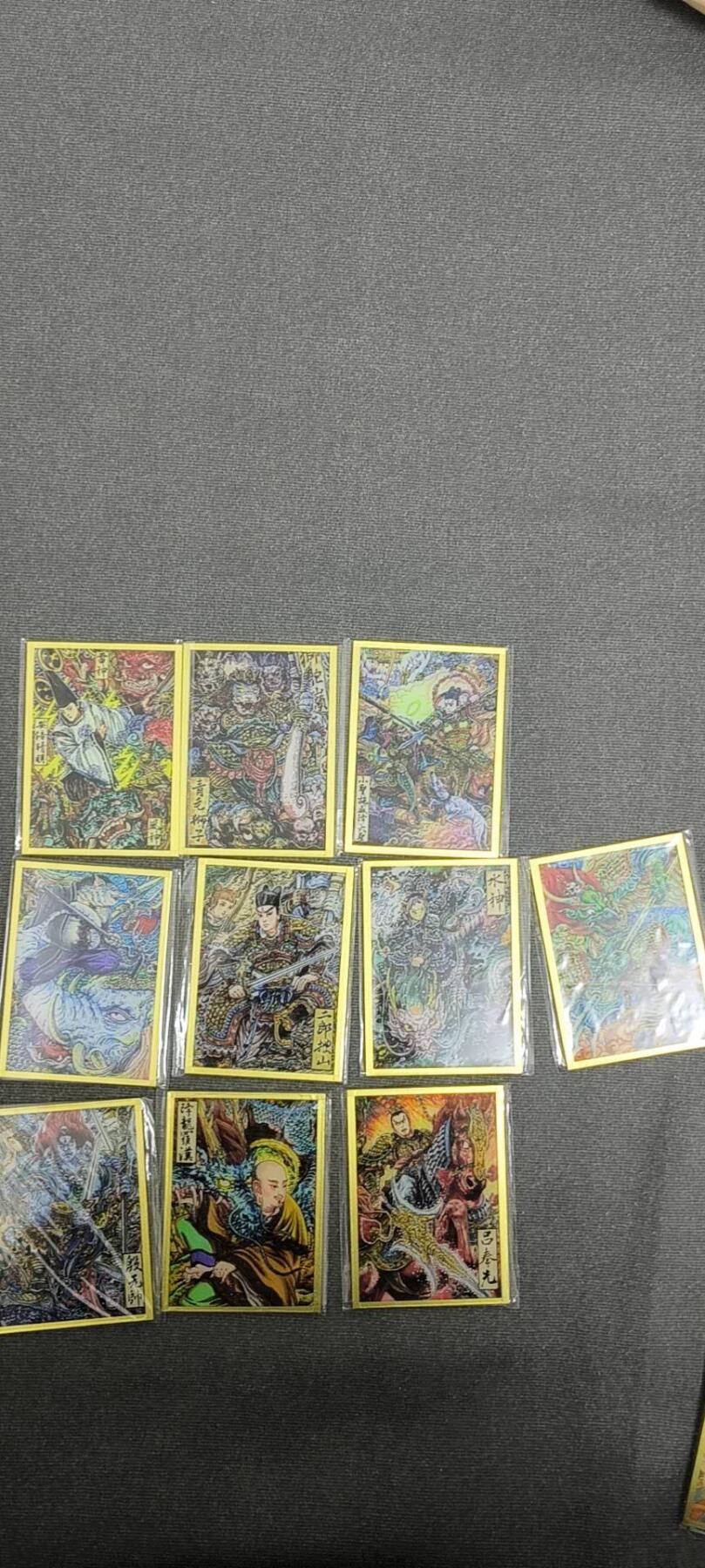 夜之极第三十二期 （10月7日周二晚9点截拍，欢迎竞拍） 集画家 多吉 手卡十张