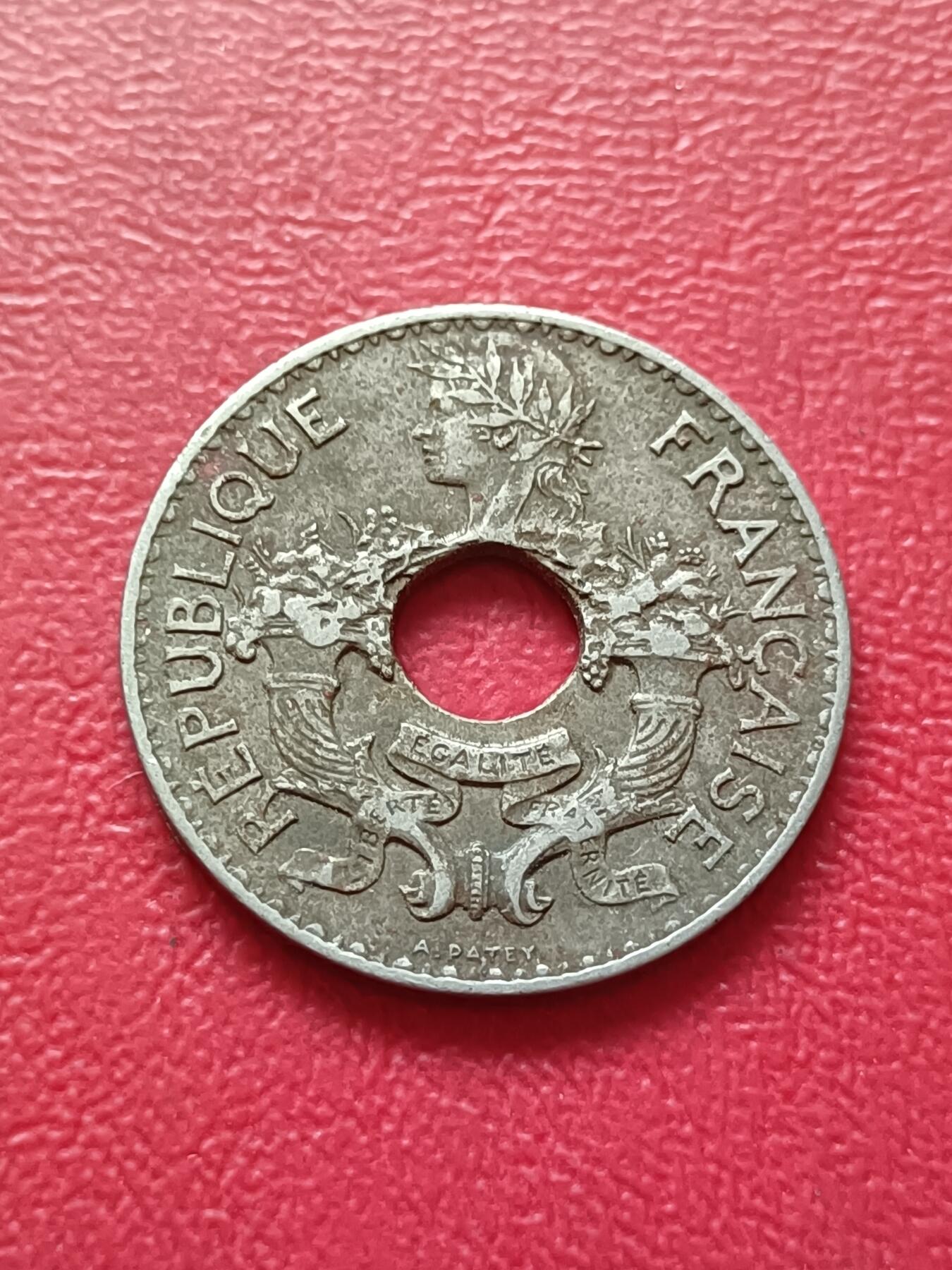 【云涧收藏】第六十八场 法属印支1938年5分