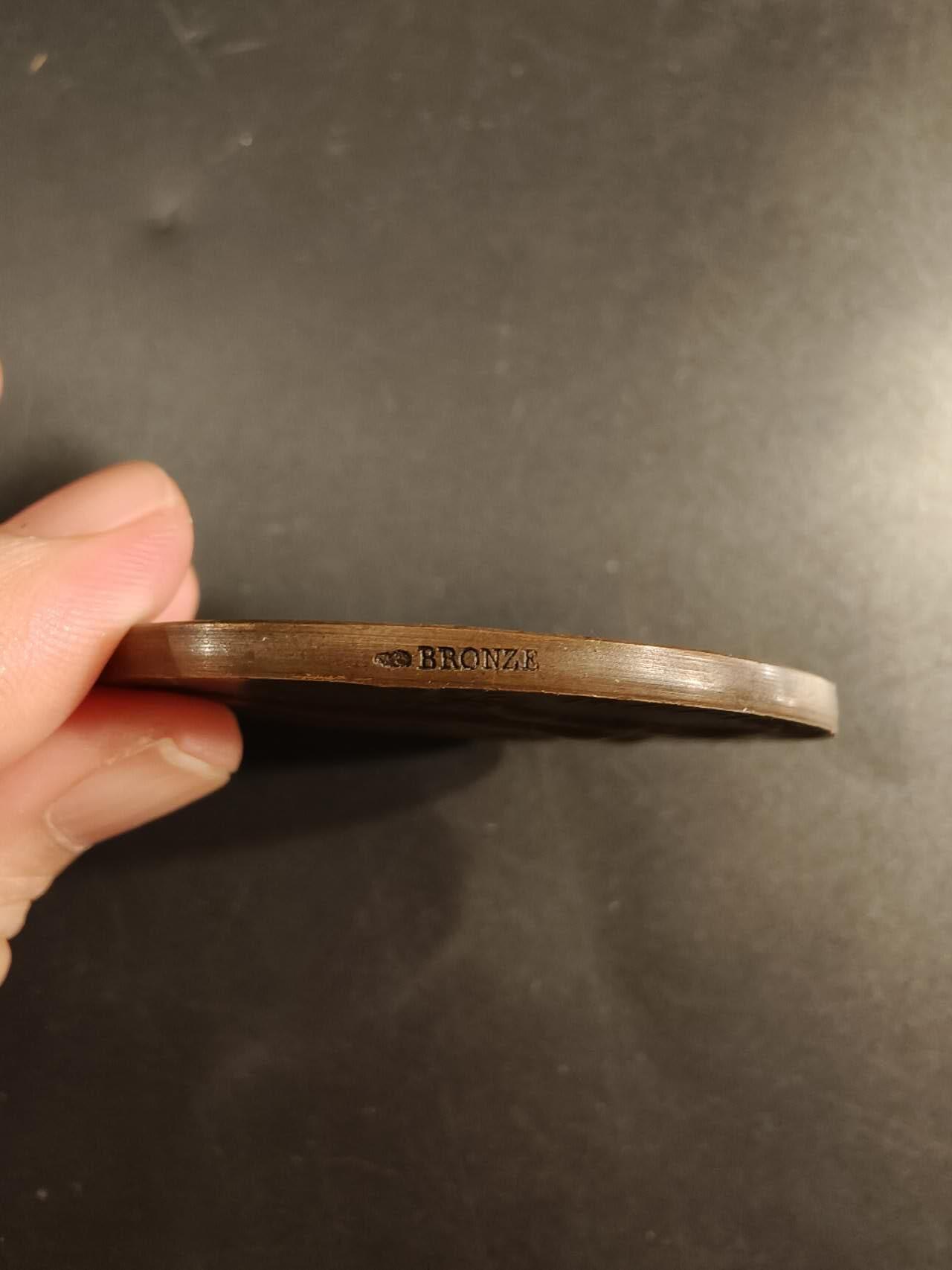 老王徽章第154期 法国农业协会1905年农业竞赛大铜章     直径 50mm.   重量57.6g.    杜布瓦名作