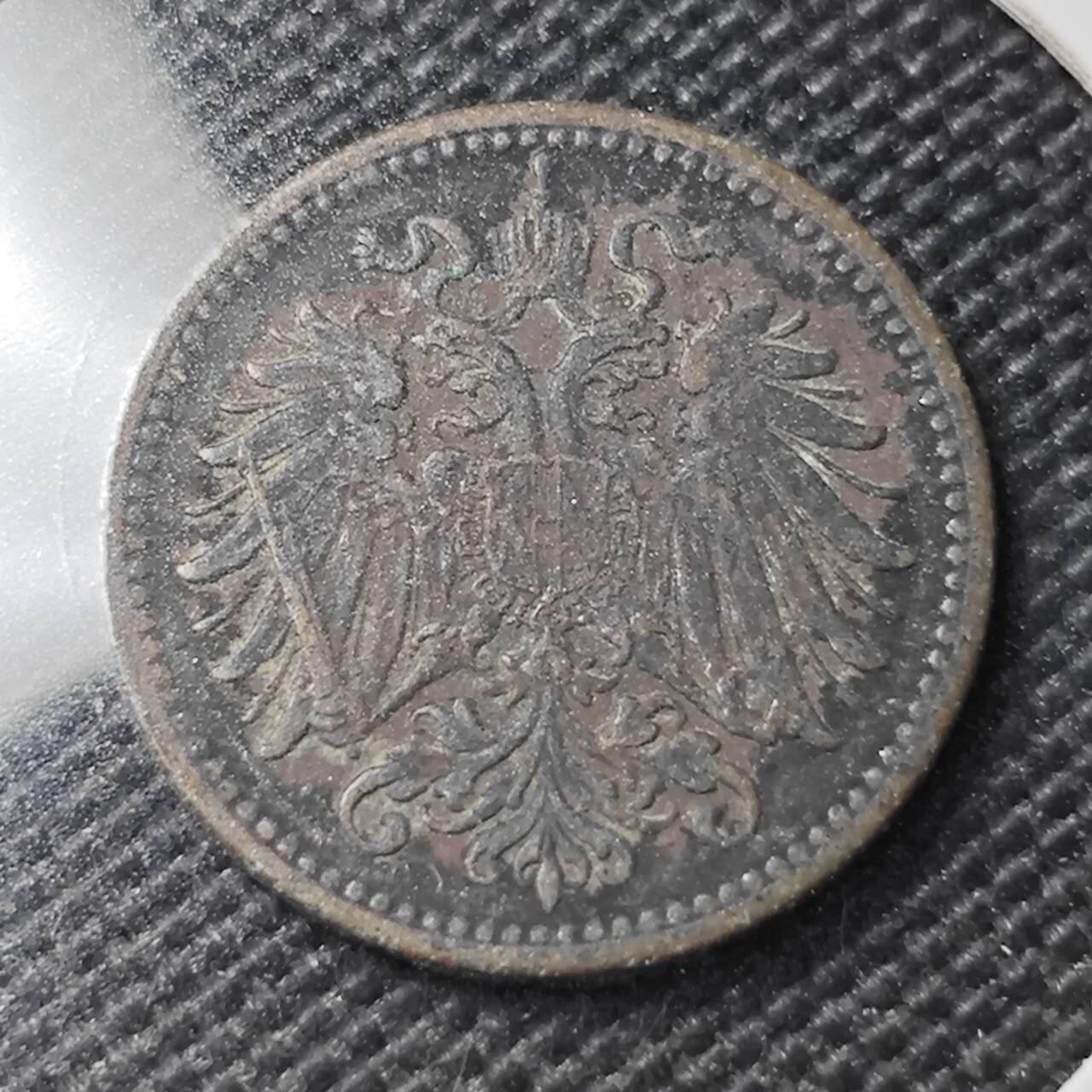 KK钱币收藏小铺 第354场 2月预留时间 周末发货  1909奥地利1格罗申