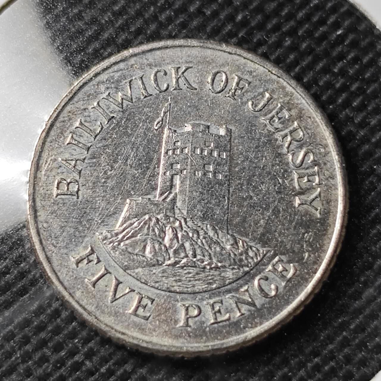 KK钱币收藏小铺 第354场 2月预留时间 周末发货  泽西5便士