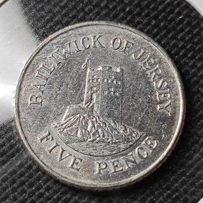 KK钱币收藏小铺 第354场 2月预留时间 周末发货 -  泽西5便士