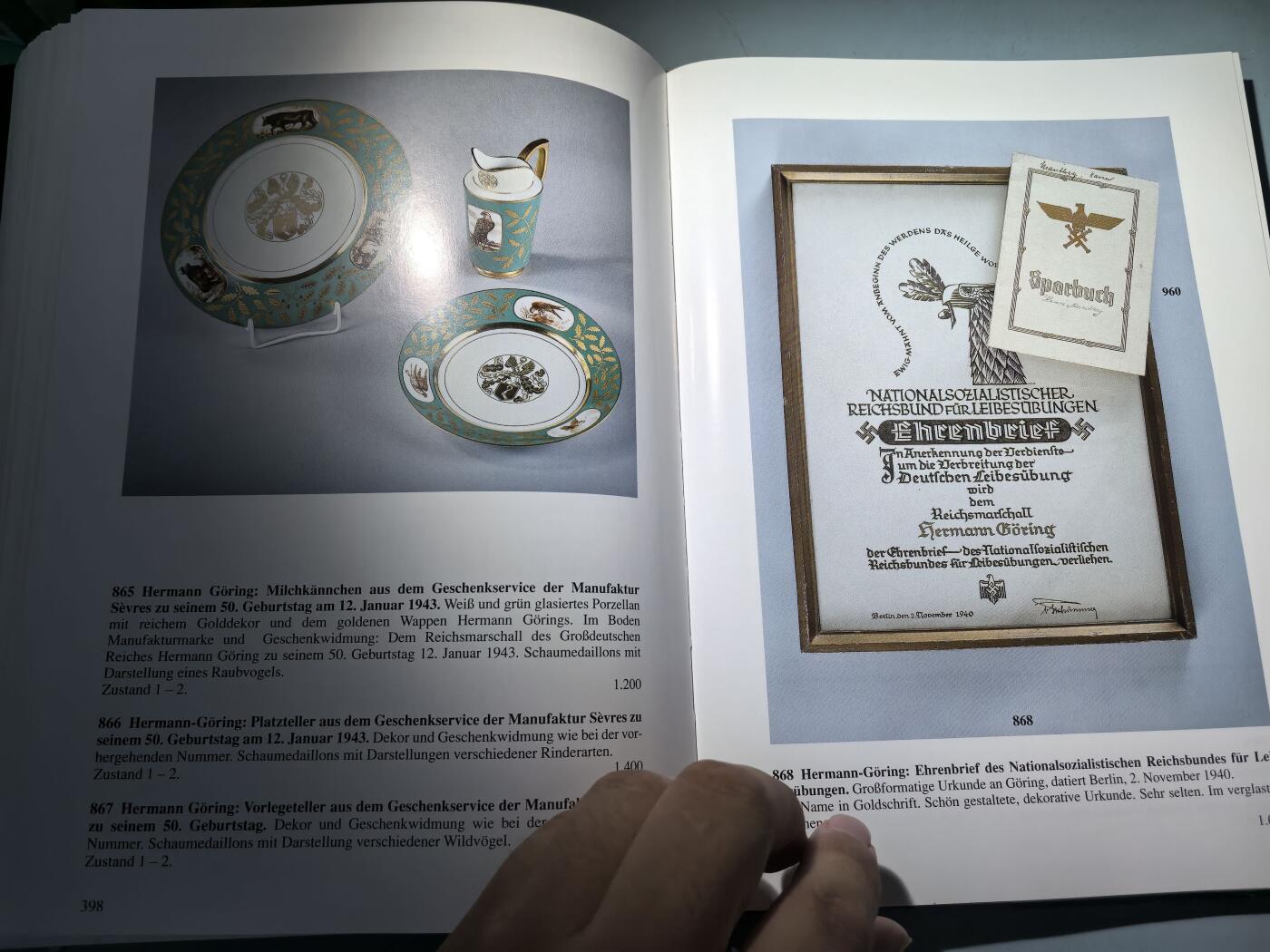 盛世勋华——号角文化勋章邮票专场拍卖第282期 德国知名拍卖行Andreas Thies 第27场勋章专场拍卖会拍卖图录 极其厚重丰富的图片 各国各时期勋章 极高价值资料 厚达480页硬皮