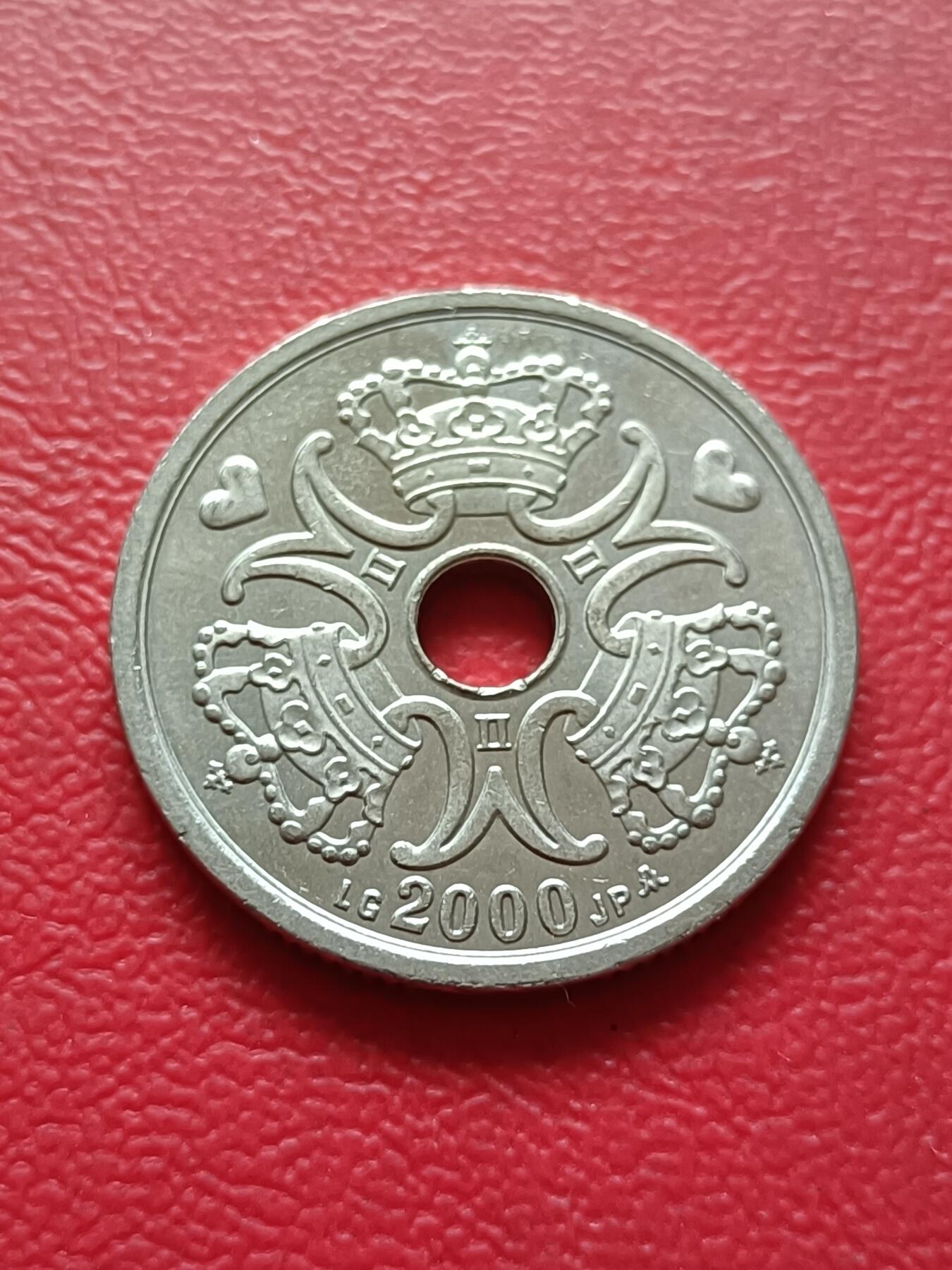 【云涧收藏】第六十八场 丹麦2000年2克朗