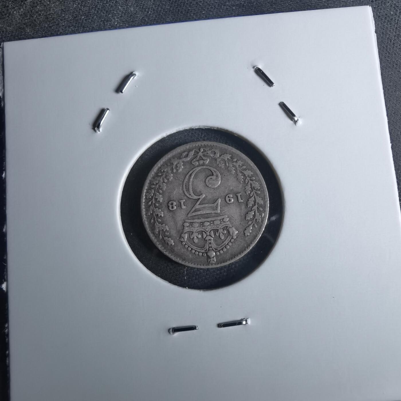 沼泽如烟--第861场 英国1918年3便士银币