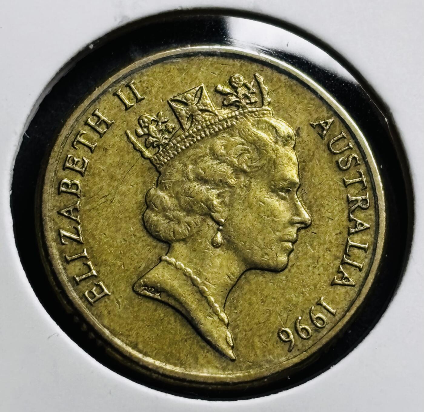 文馨钱币收藏第 274 场，批量银币，散币场 长期接收代拍品  1996 年澳大利亚土著人 2 元纪念币，第一版