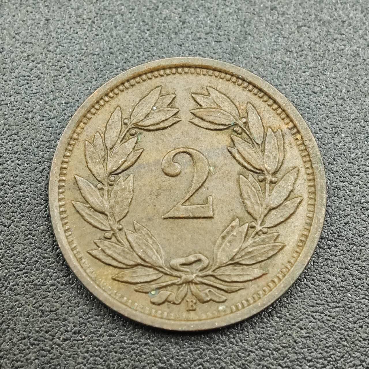 【淘币小摊】限时拍第七百五十八拍  国庆10连拍 老铜币场 外出13号发货 满百包邮可预留两周  周一统一发货  瑞士1941年2分铜币