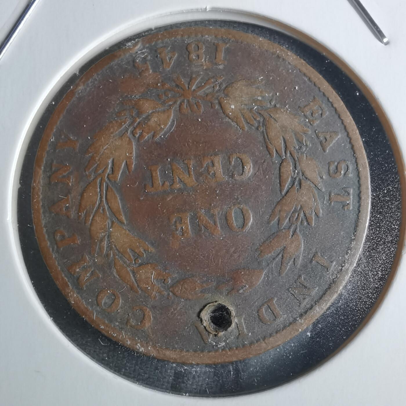 沼泽如烟--第861场 东印度公司1845年一分