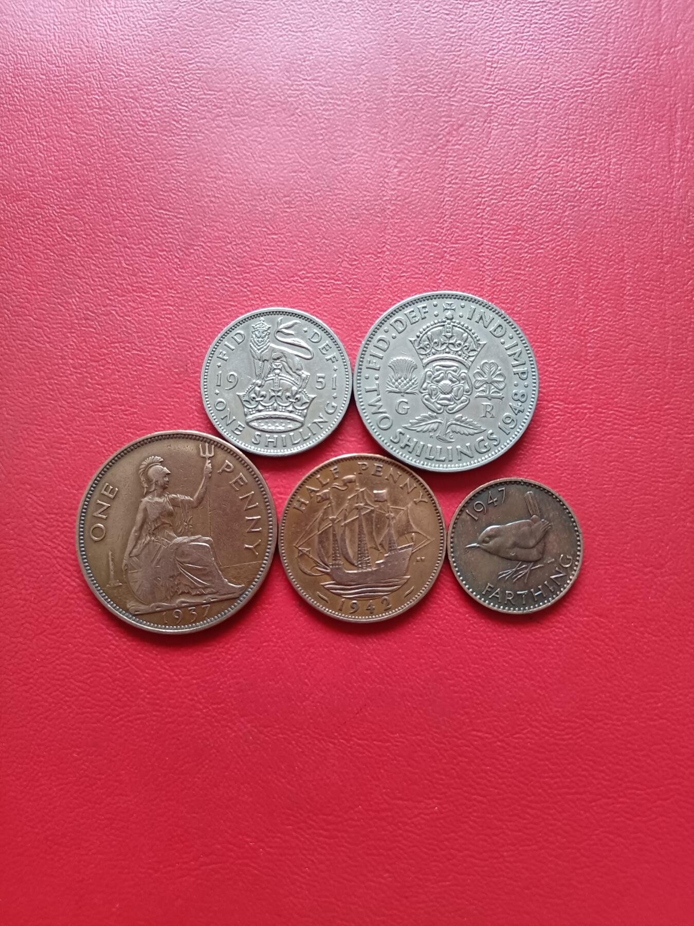 【云涧收藏】第六十八场 英国乔六5枚