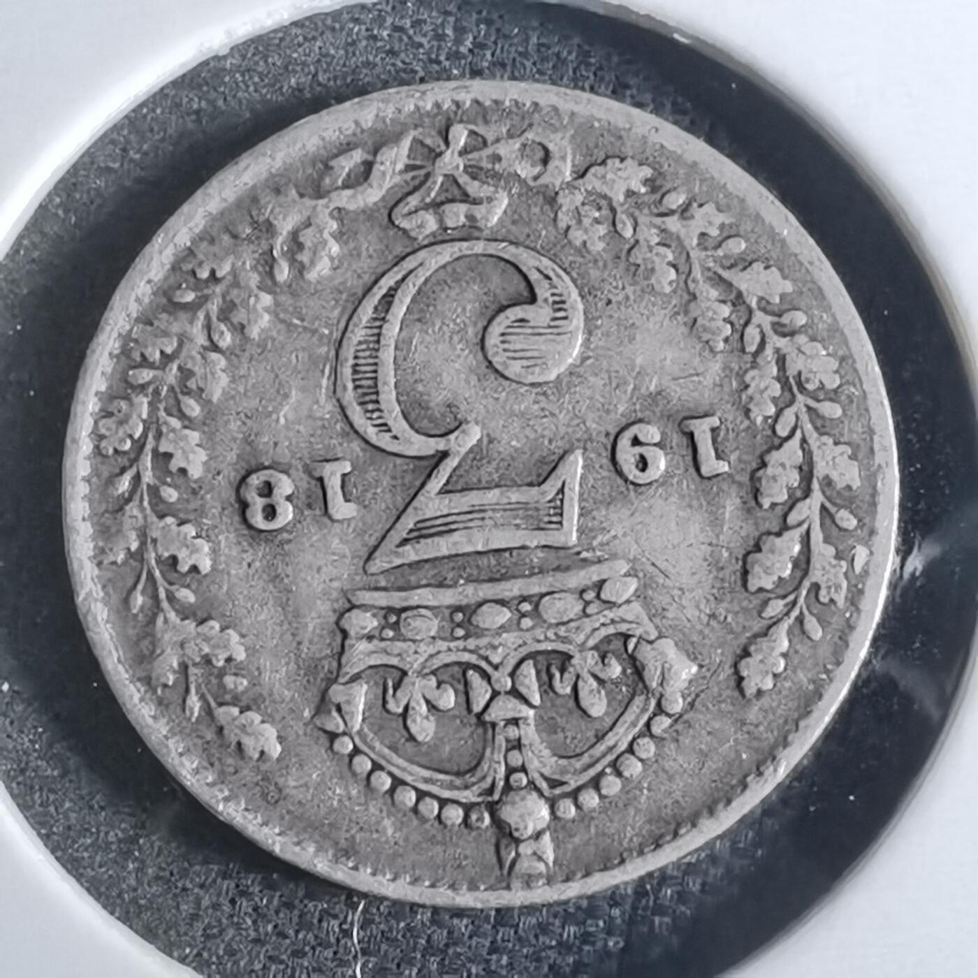 沼泽如烟--第861场 英国1918年3便士银币
