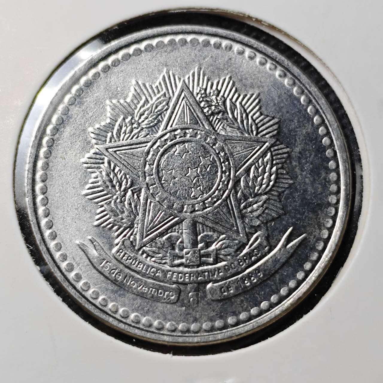 KK钱币收藏小铺 第354场 2月预留时间 周末发货  1988巴西10分