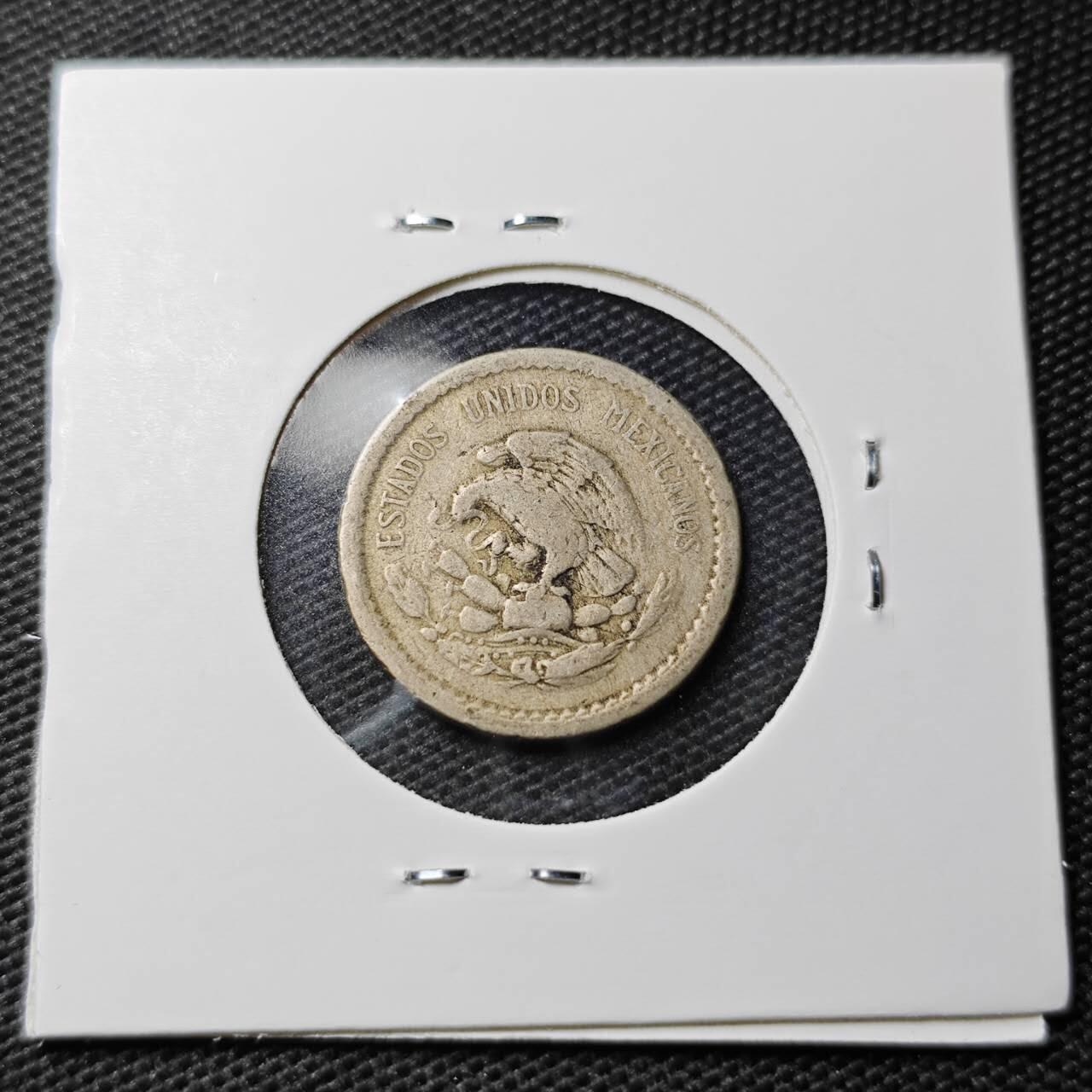 KK钱币收藏小铺 第354场 2月预留时间 周末发货  1937墨西哥5分