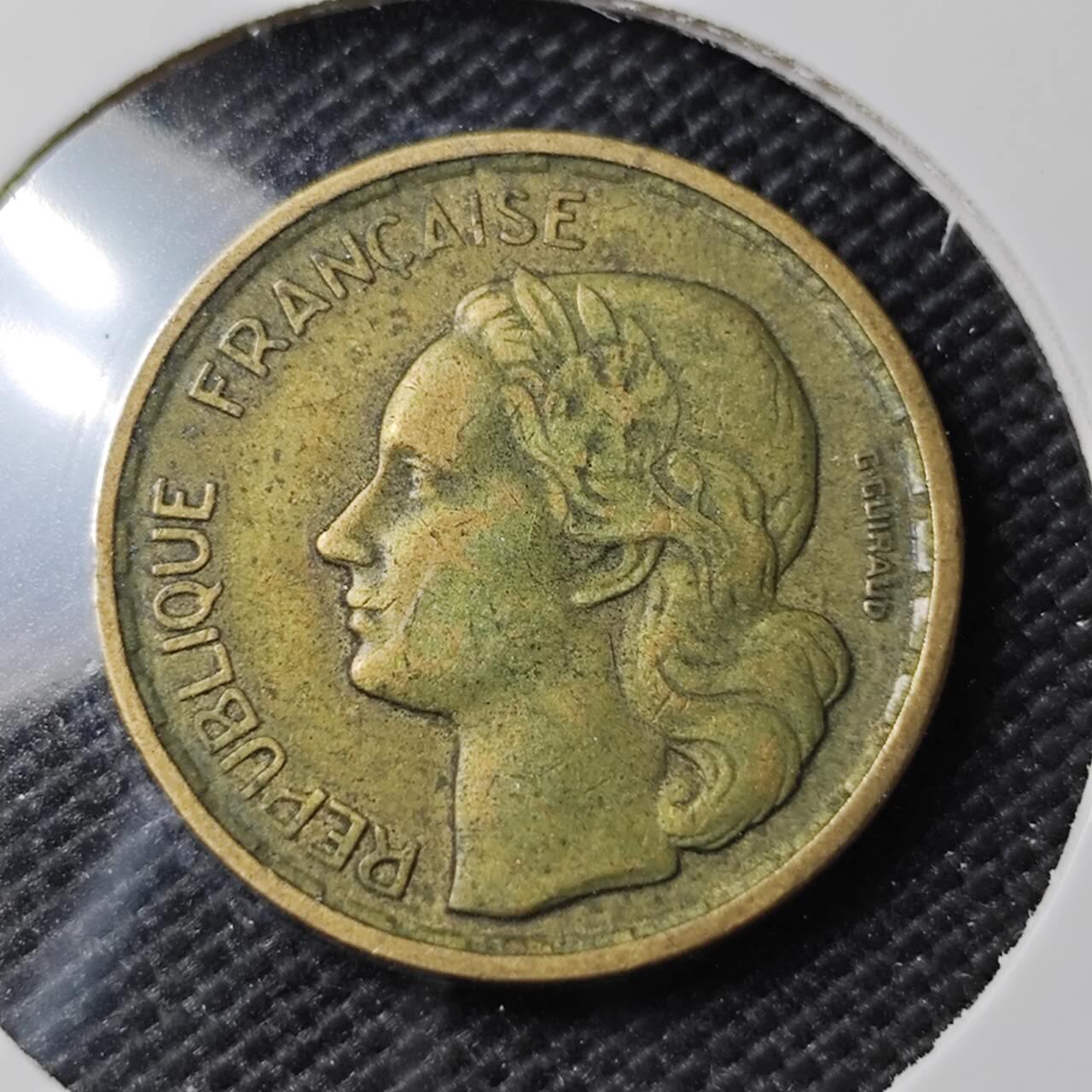 KK钱币收藏小铺 第354场 2月预留时间 周末发货  法国10法郎铜币