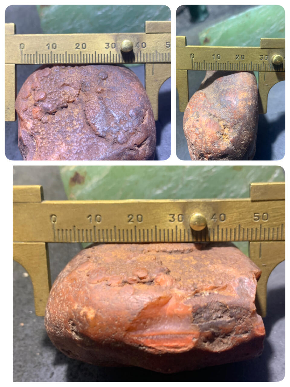 精美红皮开窗冻料千层纹南红玛瑙原石一颗