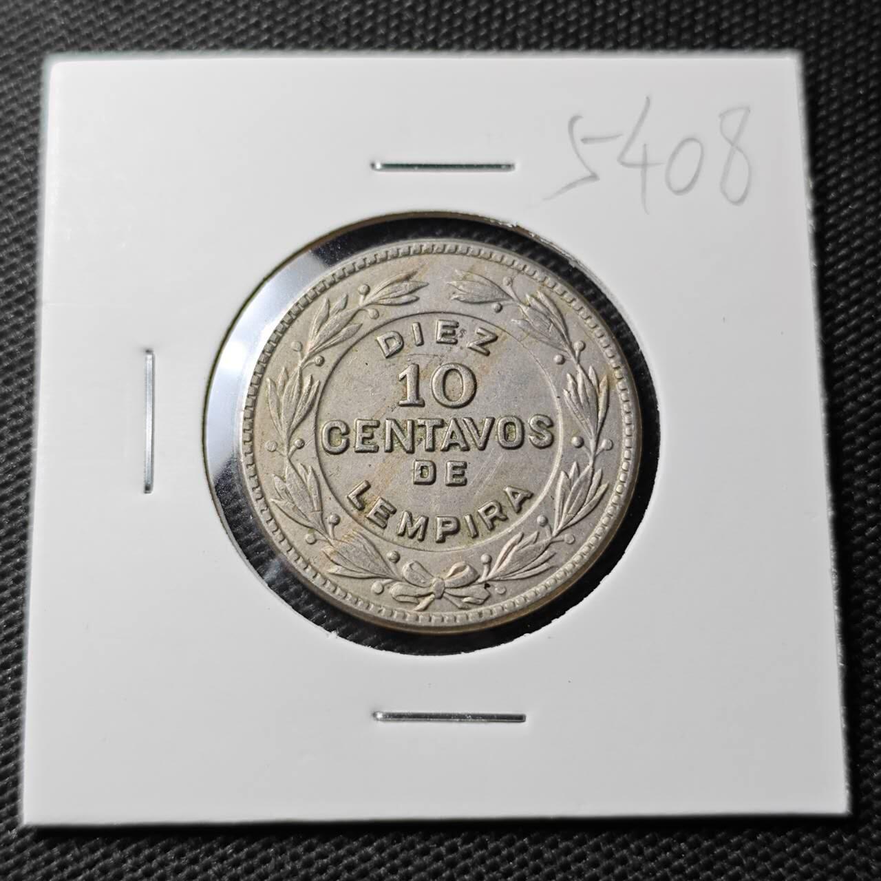 KK钱币收藏小铺 第354场 2月预留时间 周末发货  1956洪都拉斯10分