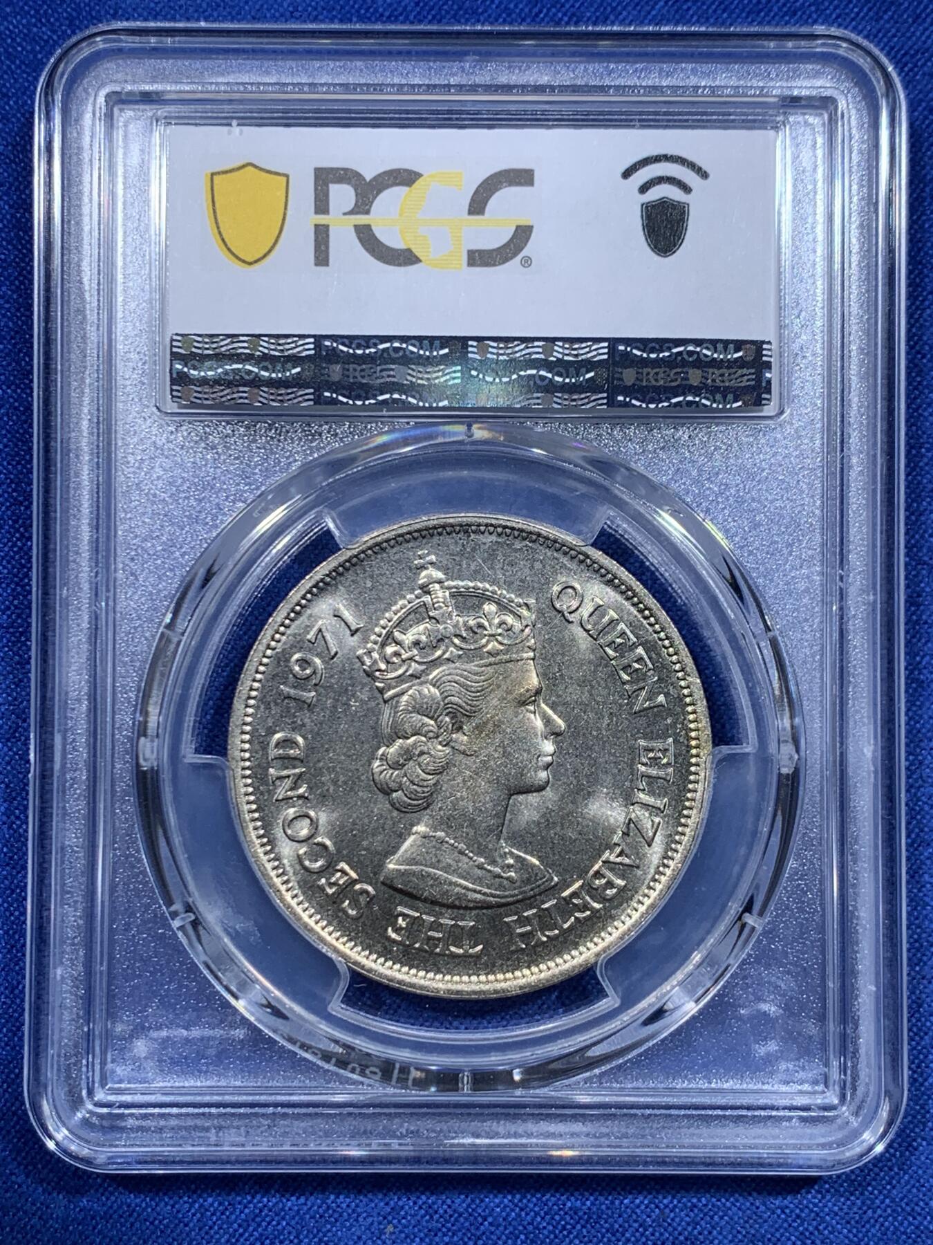 《竞宝斋》第425场 周日，周一  2场连拍 （全场包邮） PCGS MS66 毛里求斯1971年10卢比 渡渡鸟热门品种
