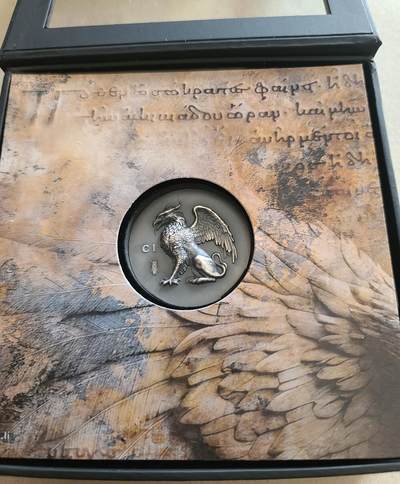 【币将精彩】世界钱币拍卖拍卖（2026-4-28） 库克2024年狮鹫仿古银币带证书包装