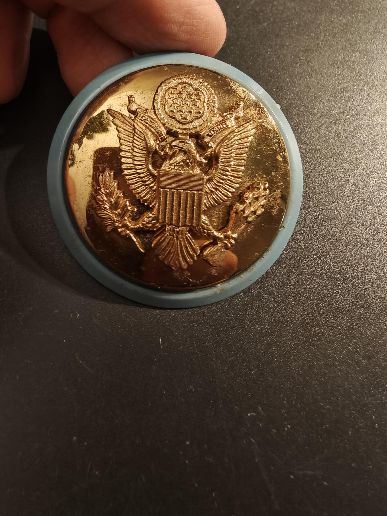 老王徽章第154期  美国陆军帽徽  