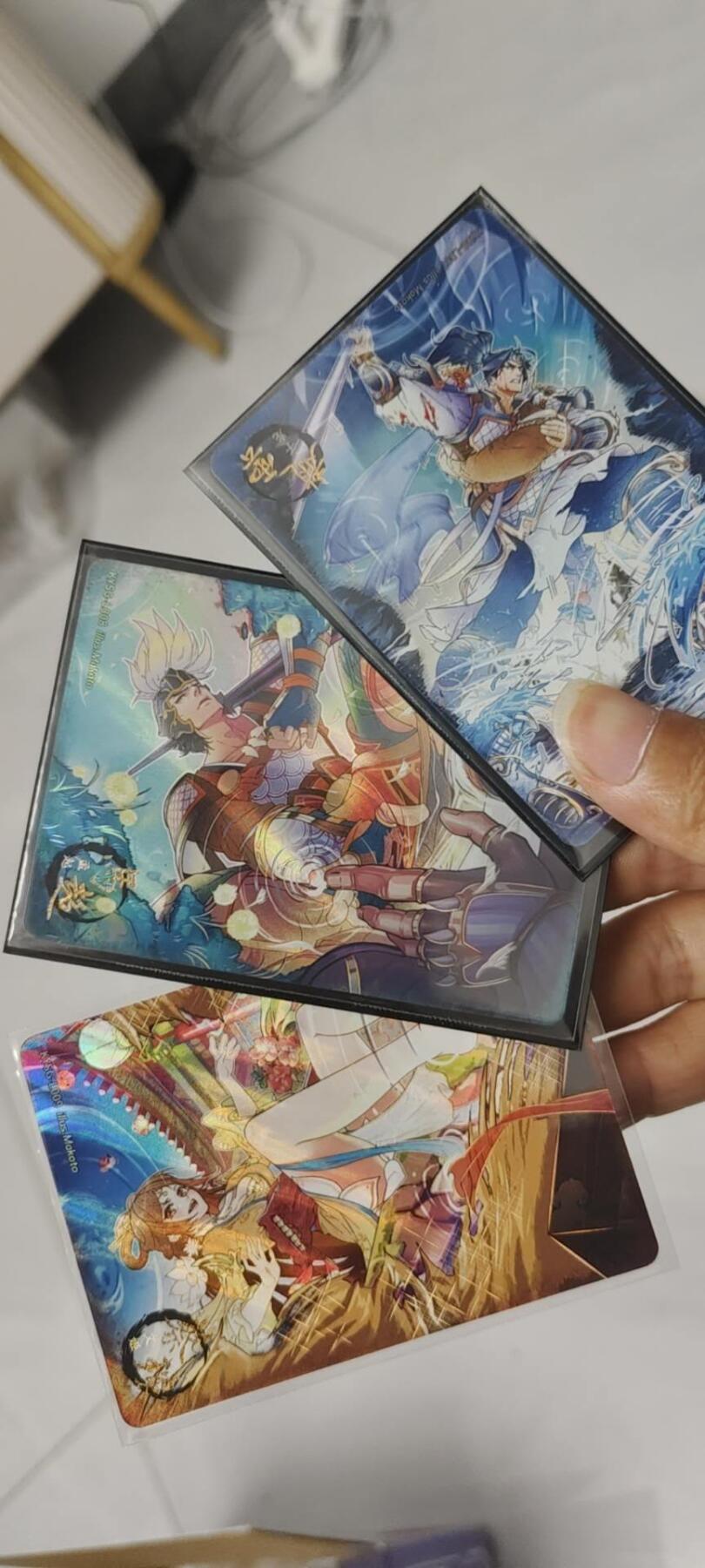 秋原瞳的小店第二十四期（持续收拍，祝大家国庆中秋快乐，好好睡它个自然醒） 卡游三国艺术家镜花水月一套齐3张