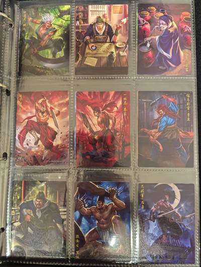 丫丫卡拍-场主生日🎂全场包邮（3月1日22：00截拍） 豪卡水浒【忠义】地煞72星一套 （普卡）工艺 入册非常好看☆寄