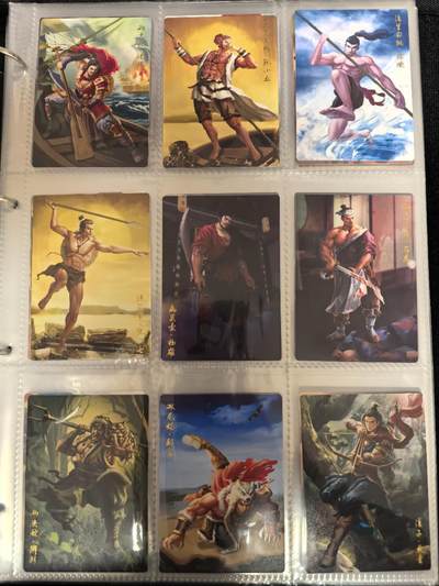 丫丫卡拍-场主生日🎂全场包邮（3月1日22：00截拍） 豪卡水浒【无双】天罡36星一套 （普卡工艺） 入册非常好看☆寄