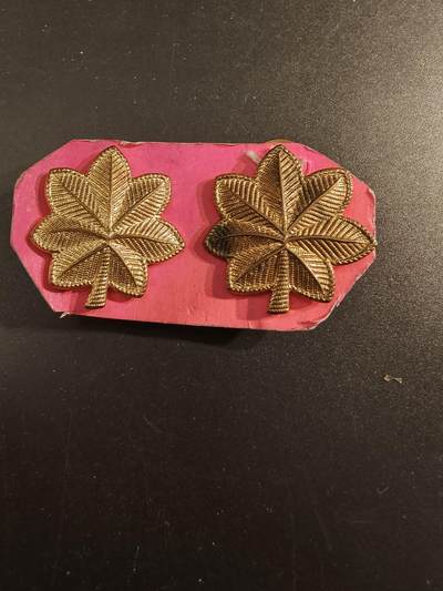 老王徽章第154期 -  美国少校领章一组