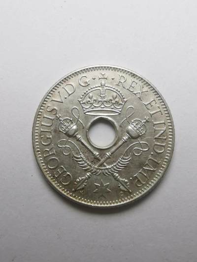 巨藏钱币第三期10月7日8点古今中外硬币套装银币 - 英属几内亚1936年1先令银币5.4克