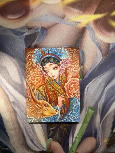 截拍（收拍品免费放盘）范特卡 燎原 卡得曼 - 【手绘】太乙 牛（十二生肖） 墨婉文化&乾坤未定