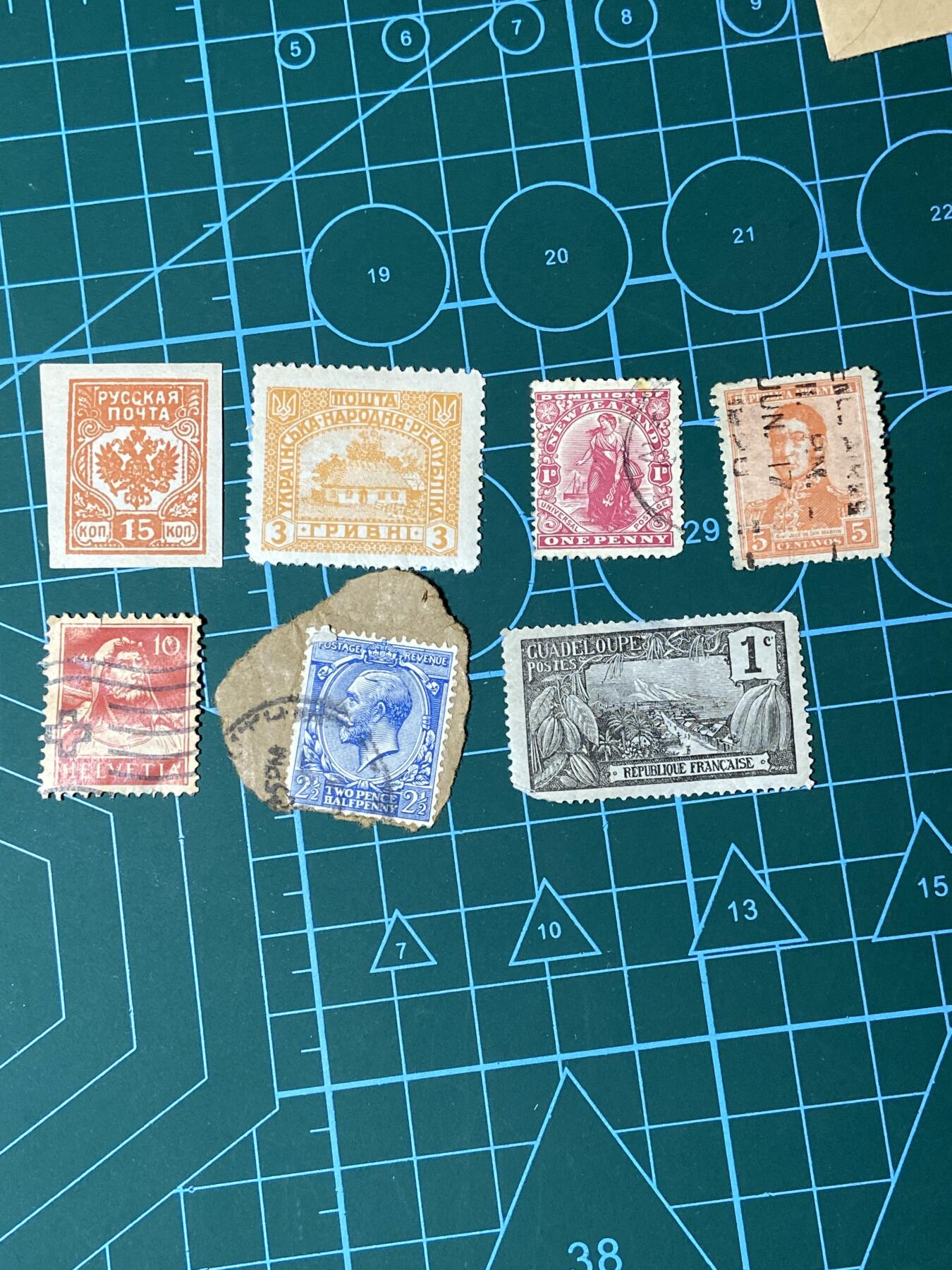 2025年第一百零四场(总第一百三十场）外国好品散币及老藏家邮票场(免佣金) 俄罗斯邮票7枚