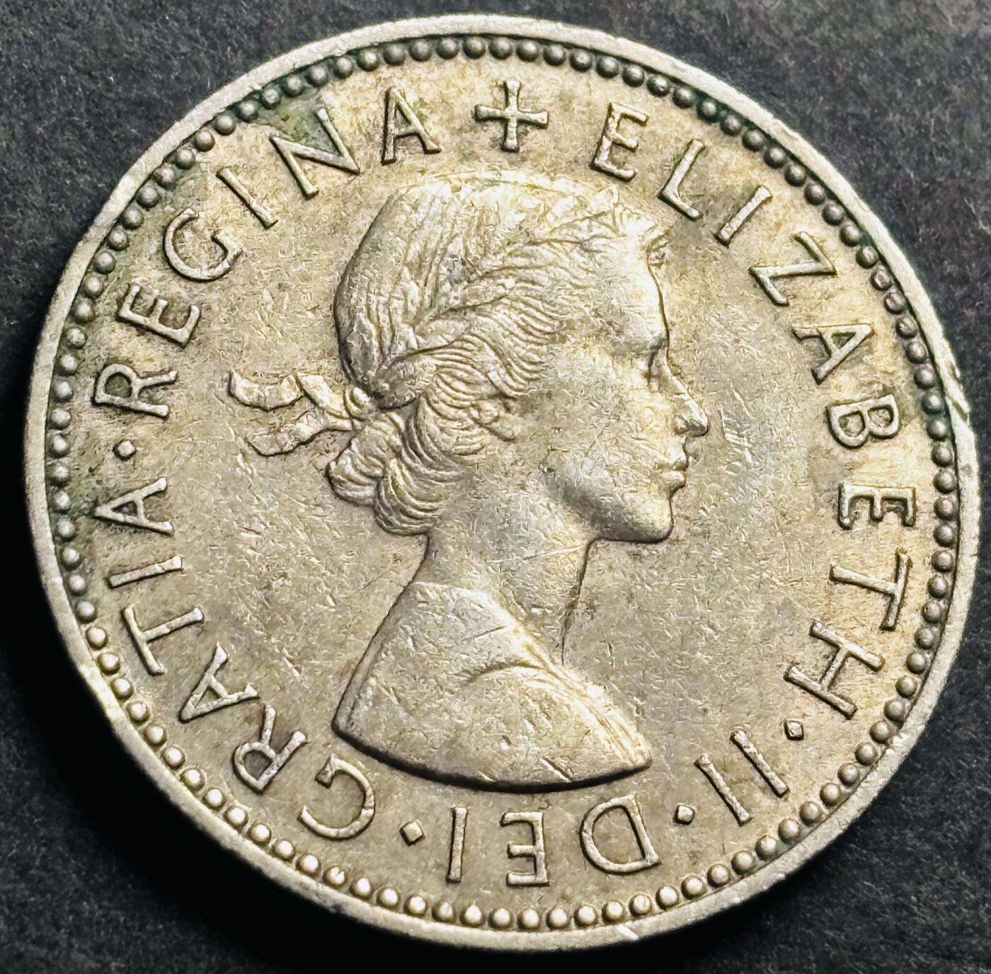 文馨钱币收藏第 274 场，批量银币，散币场 长期接收代拍品 1958 年英国伊丽莎白二世 1 先令