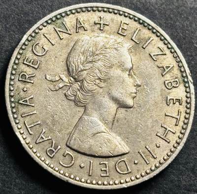 文馨钱币收藏第 274 场，批量银币，散币场 长期接收代拍品 - 1958 年英国伊丽莎白二世 1 先令