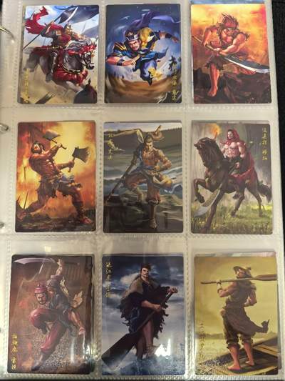 丫丫卡拍-场主生日🎂全场包邮（3月1日22：00截拍） 豪卡水浒【无双】天罡36星一套 （普卡工艺） 入册非常好看☆寄
