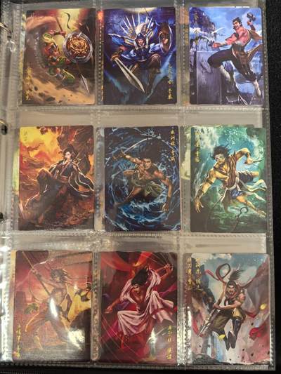 丫丫卡拍-场主生日🎂全场包邮（3月1日22：00截拍） 豪卡水浒【忠义】地煞72星一套 （普卡）工艺 入册非常好看☆寄