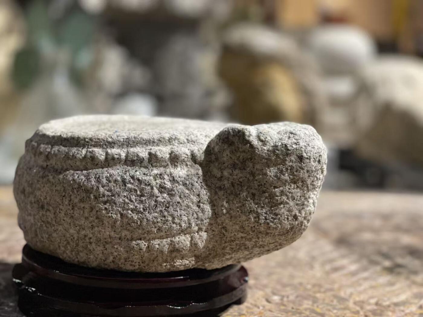 镇宅之器——明代黄锈石石龟，包老全品，造型美观独特长30宽18高10厘米