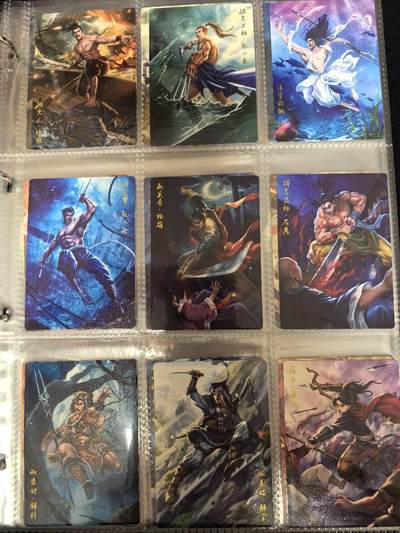 丫丫卡拍-场主生日🎂全场包邮（3月1日22：00截拍） 豪卡水浒【忠义】天罡36星一套 （普卡）工艺 入册非常好看☆寄