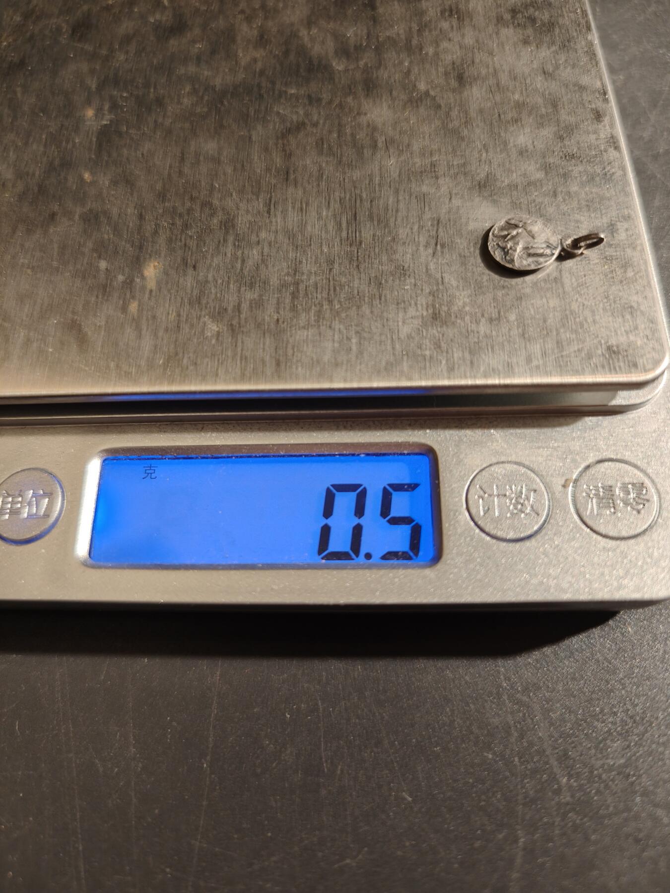 老王徽章第154期  法国天主教会纪念章    银质   0.5g