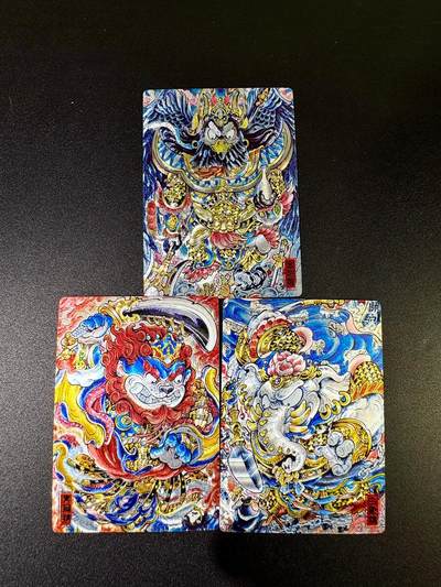 NO.11 好又多金牌大场强势回归，一站式配齐，方便凑单！（周6晚6点半截拍，卖家送拍0抽成！）  - 奇点卡牌 山丘绘 狮驼岭三妖 粗闪一套